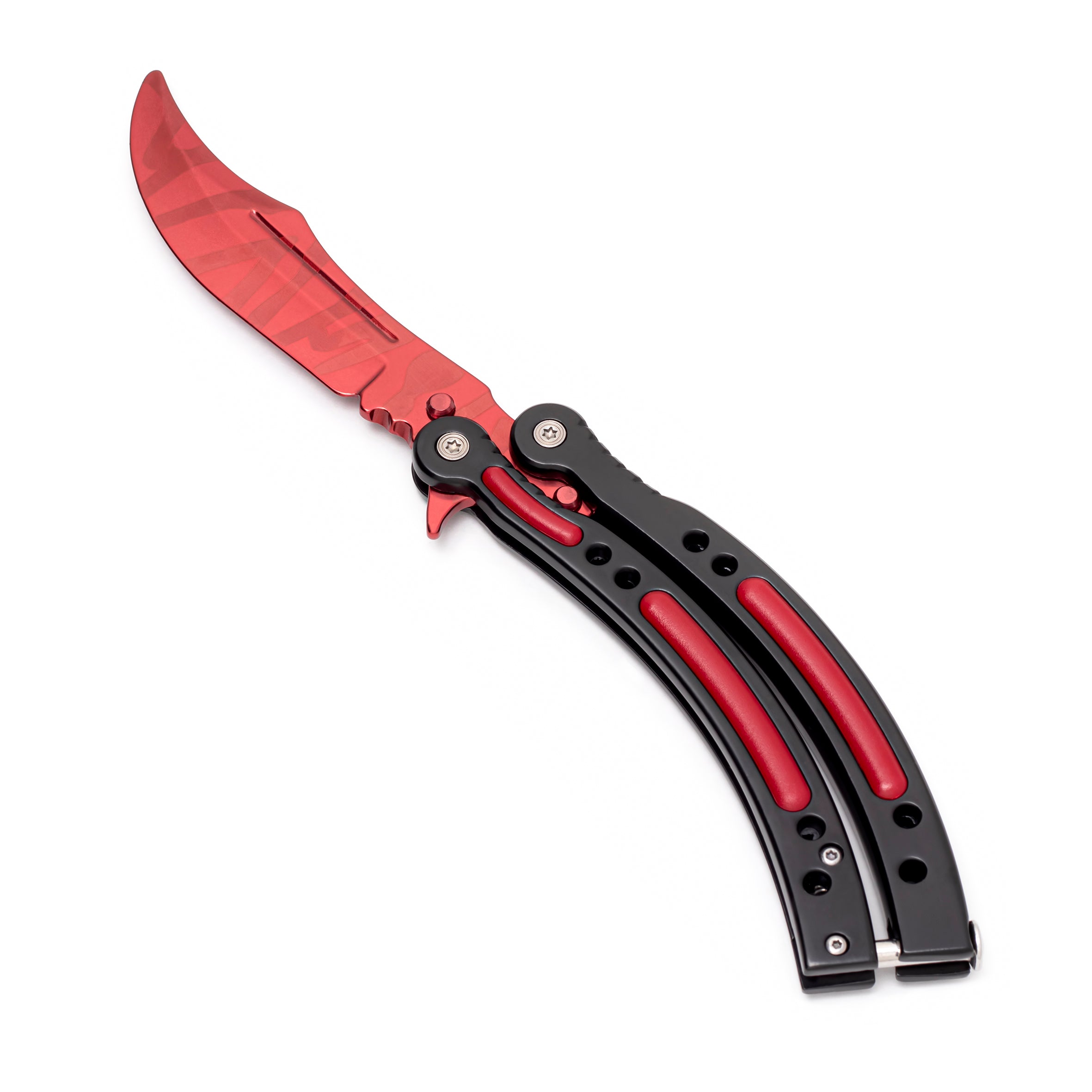 Butterfly knife Red Slaughter