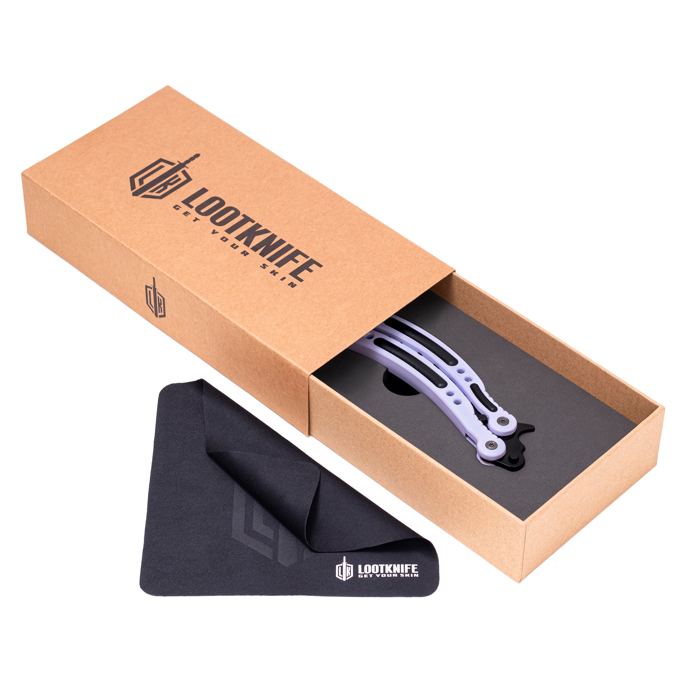 Butterfly knife White Shark