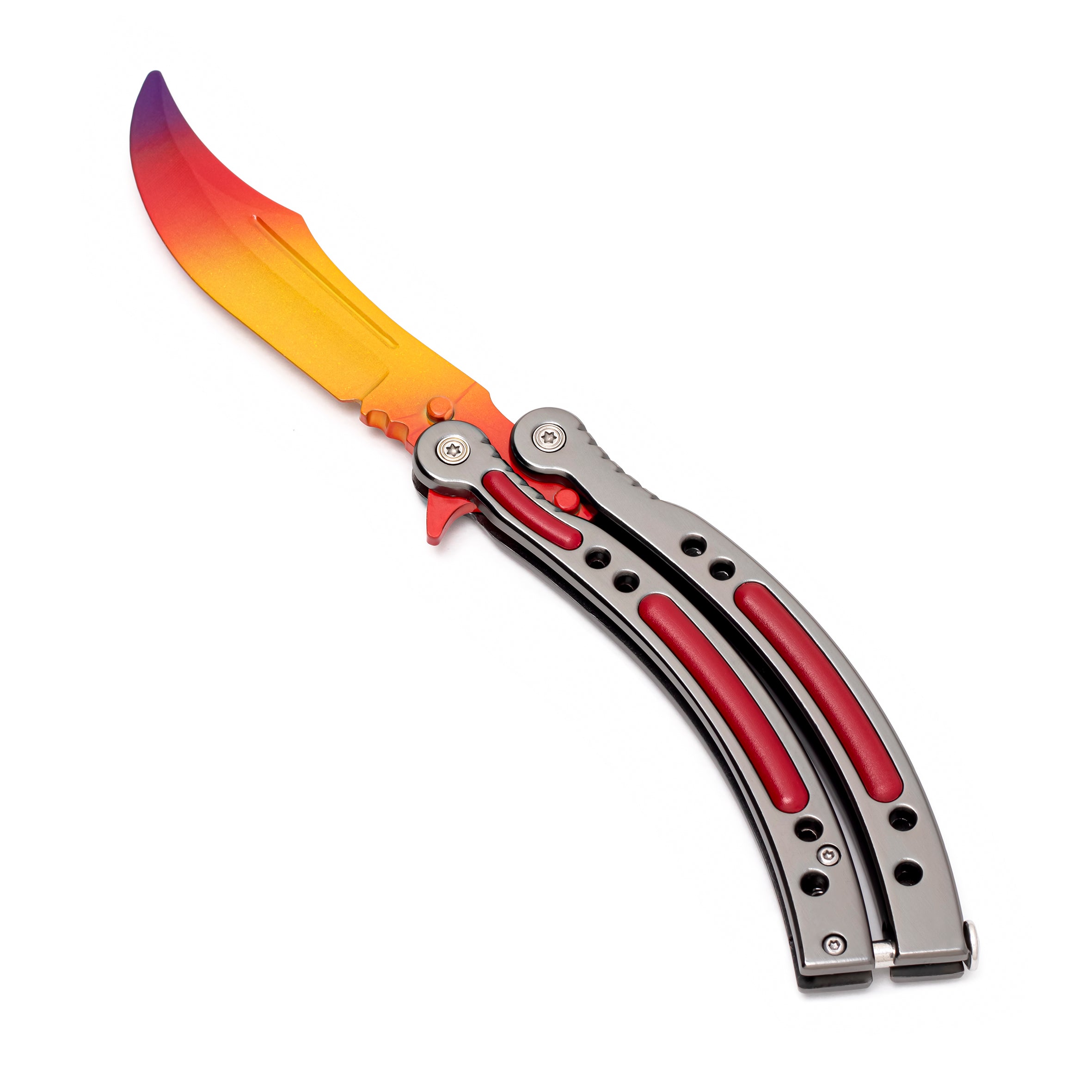 Butterfly knife Fade Red Tip