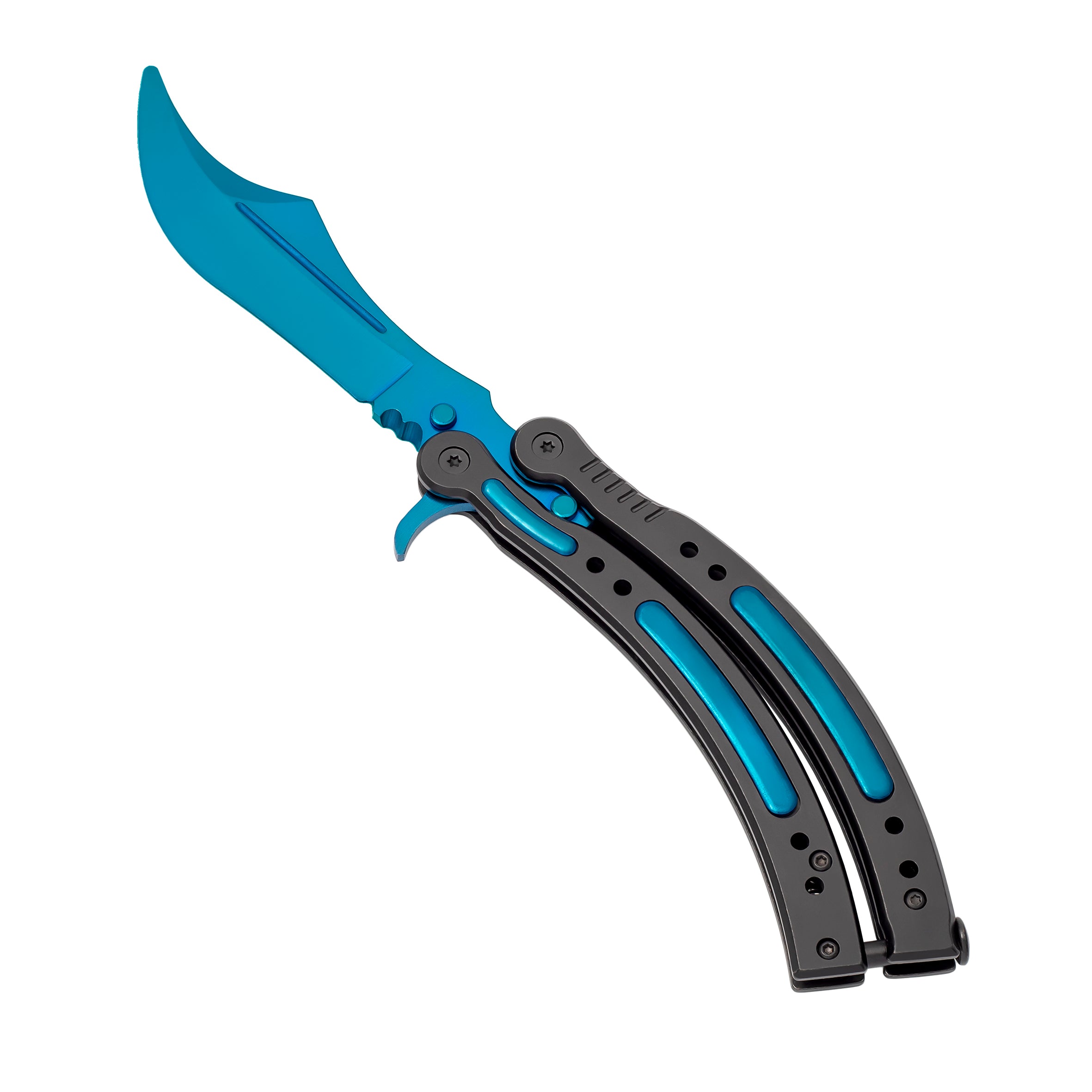 Butterfly knife Blue Steel
